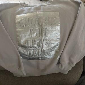 Zara Cream Cozy Sweatshirt